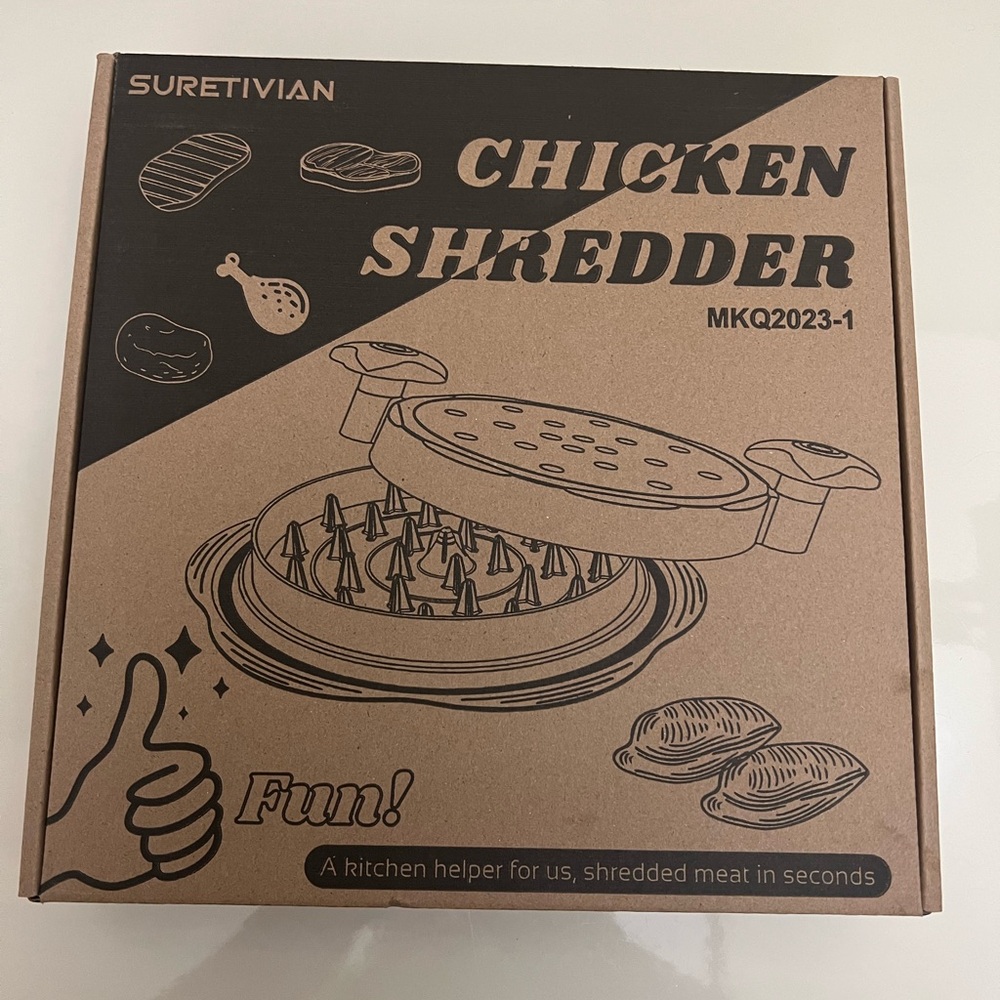 Chicken Shredder for Shredded Chicken in Seconds NIB